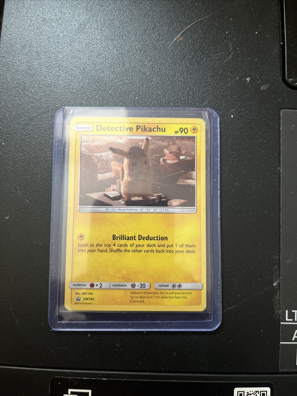 Detective Pikachu SM194 Promo - Pokemon Card - Holo Rare