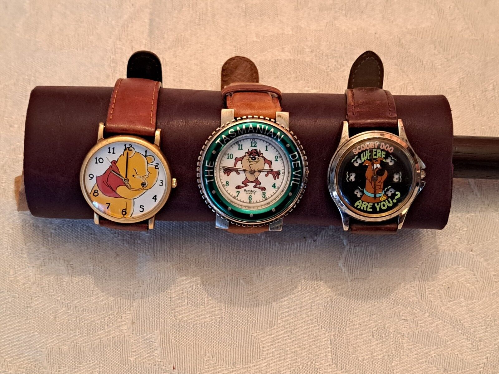 Lot # 11 Of Vintage Watches; Winnie The Pooh, Tasmanian Devil, Scooby-Doo 