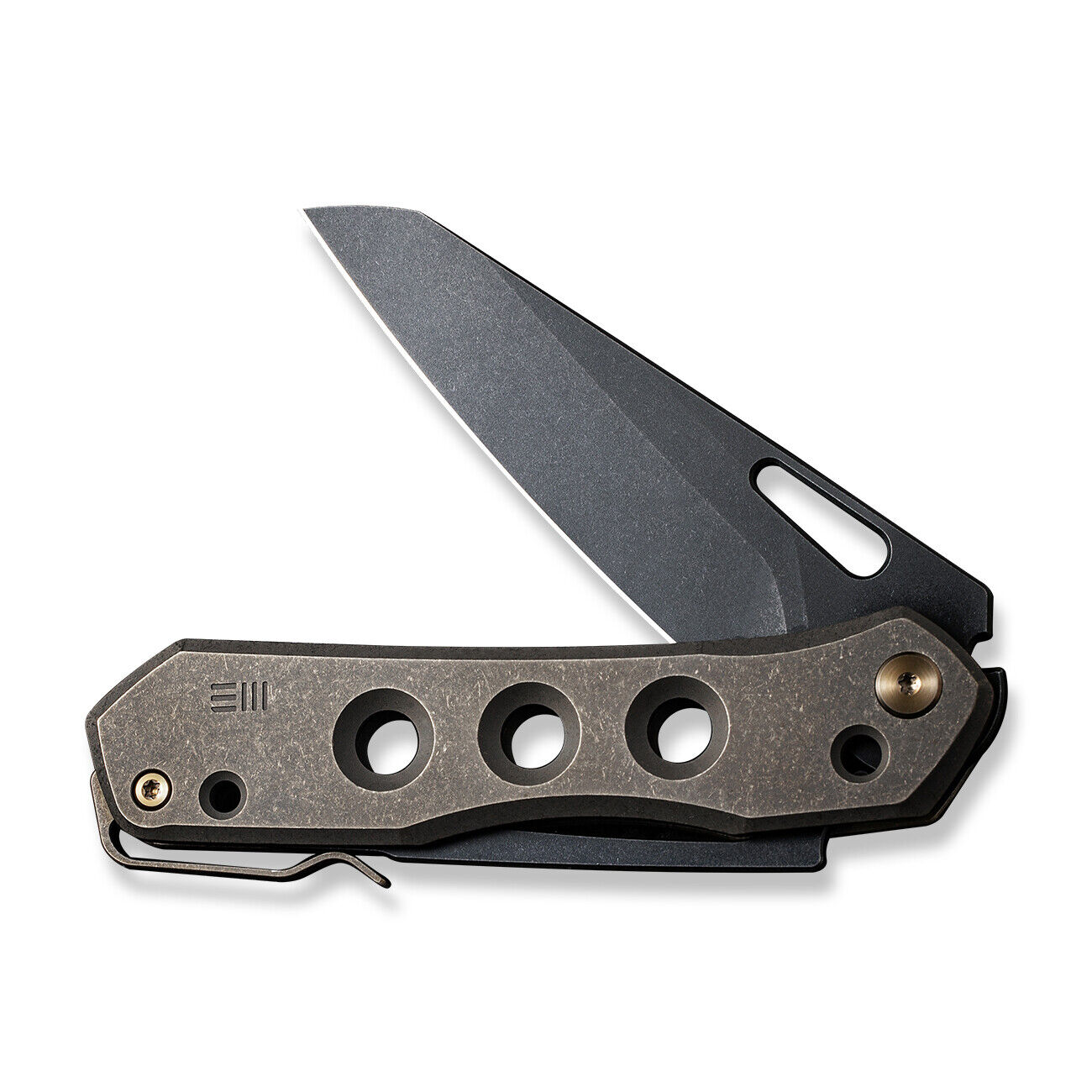 WE KNIFE Vision R 21031-4 SuperLock 20CV Stainless/Bronze Titanium Pocket Knives
