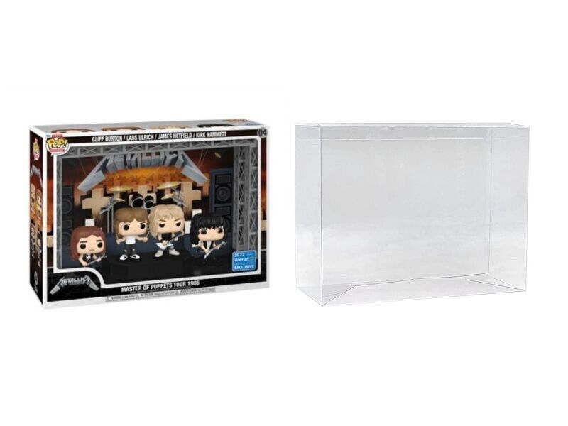 0.50mm Box Protectors fit Funko POP Deluxe Moment Concert Stage/Holiday Size