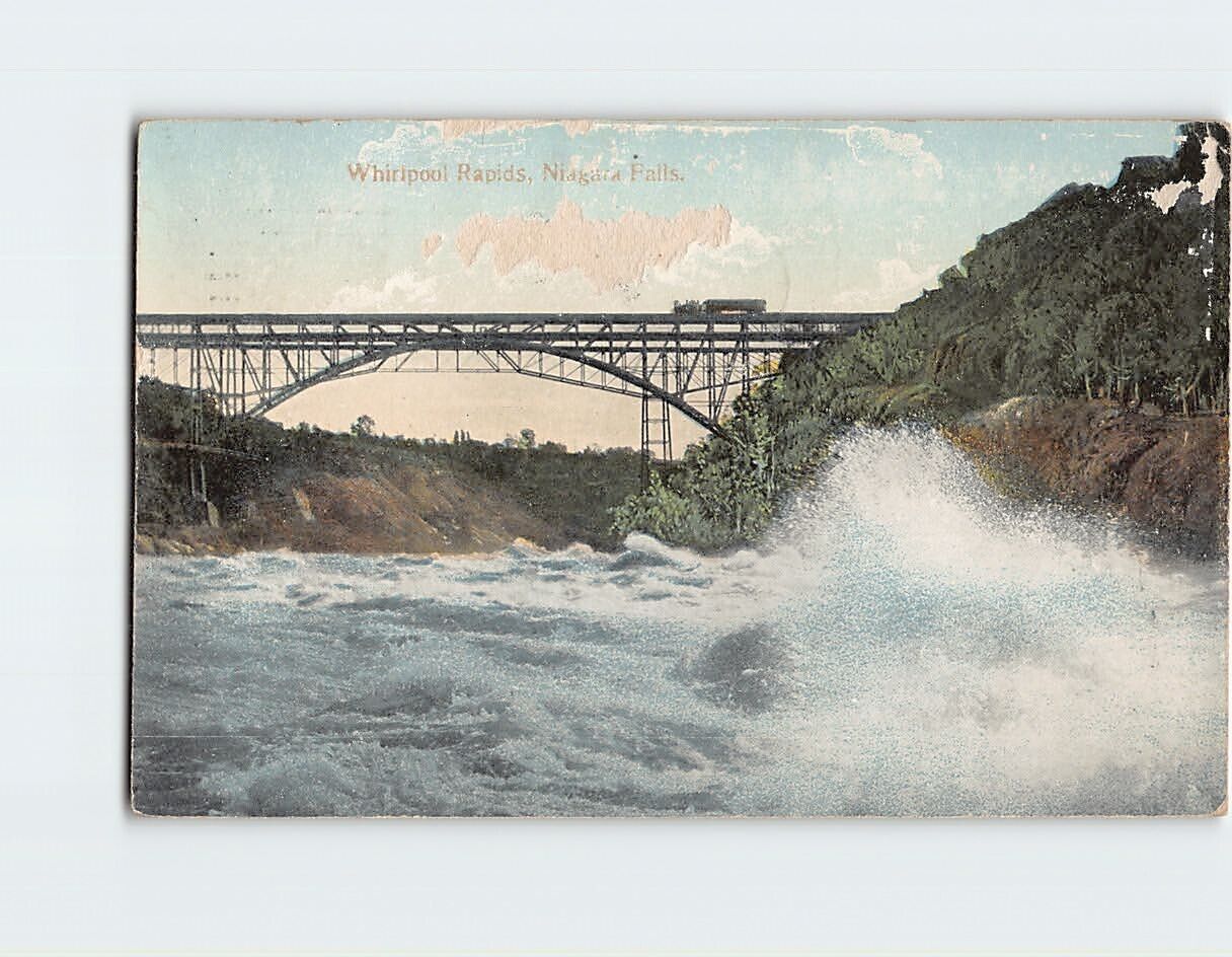 Postcard Whirlpool Rapids Niagara Falls North America