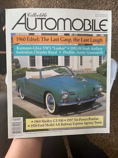 Collectible Automobile magazines from 1984 to 1986 in six pack silver holders 