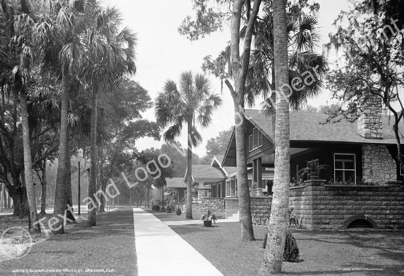 1915 Bungalows on South St, Daytona, Florida Old Photo 13\