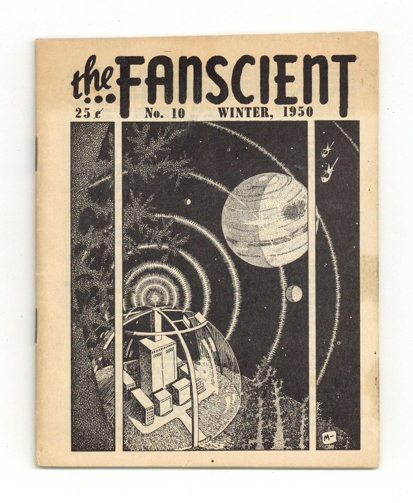 Fanscient Fanzine Dec 1950 #10 VG+ 4.5