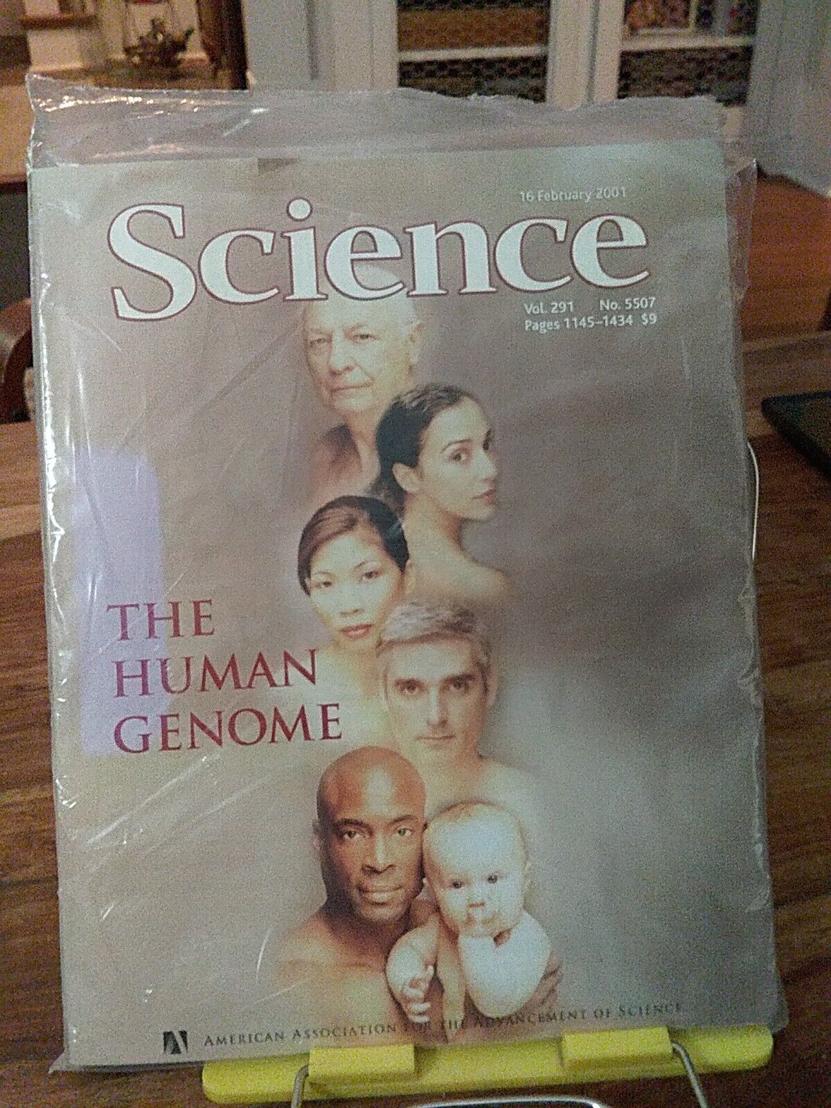 Rare US Science magazine vol 291 Feb 16 2001 The Human Genome Unopened NEW