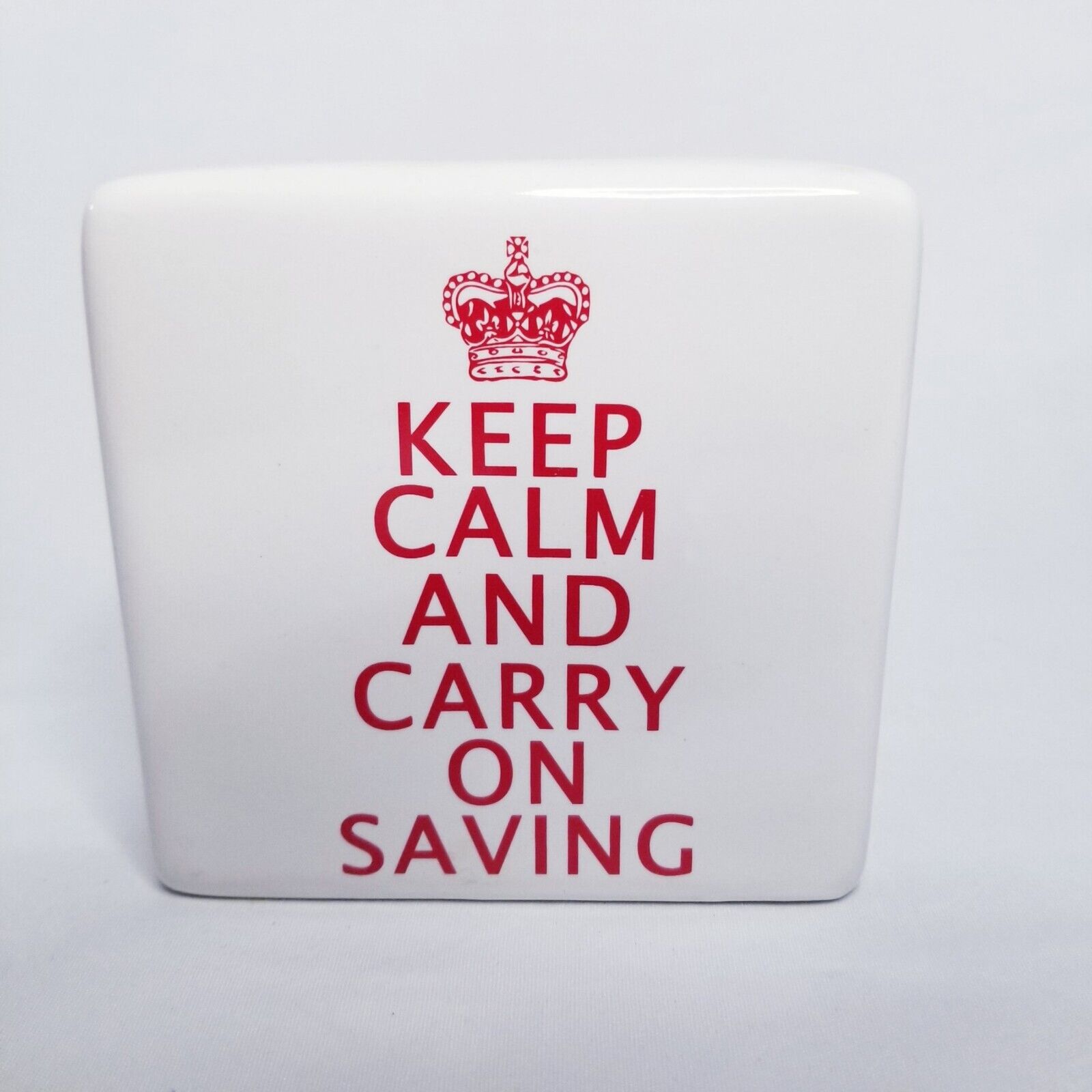 Creative Tops Ceramic Keep Calm And Carry On Saving Bank 4.5\