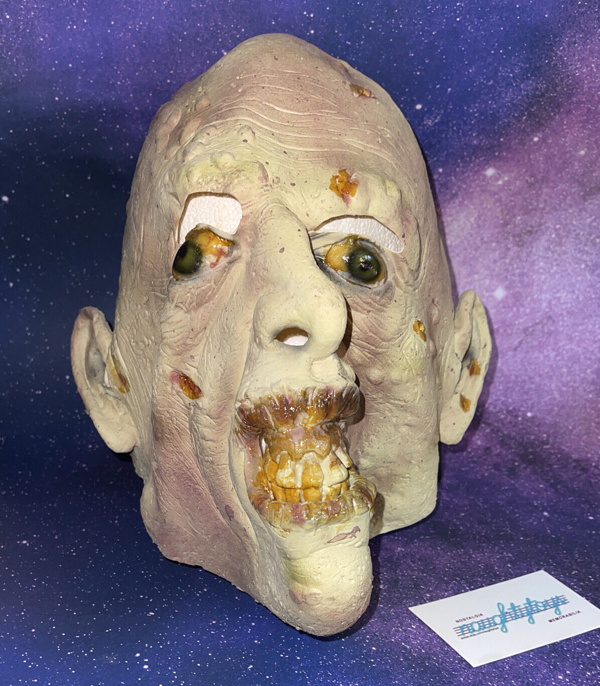 Vtg Halloween Mask 2004 Morbid Horror Canker Mask Face Sores NOS New w/ Tag