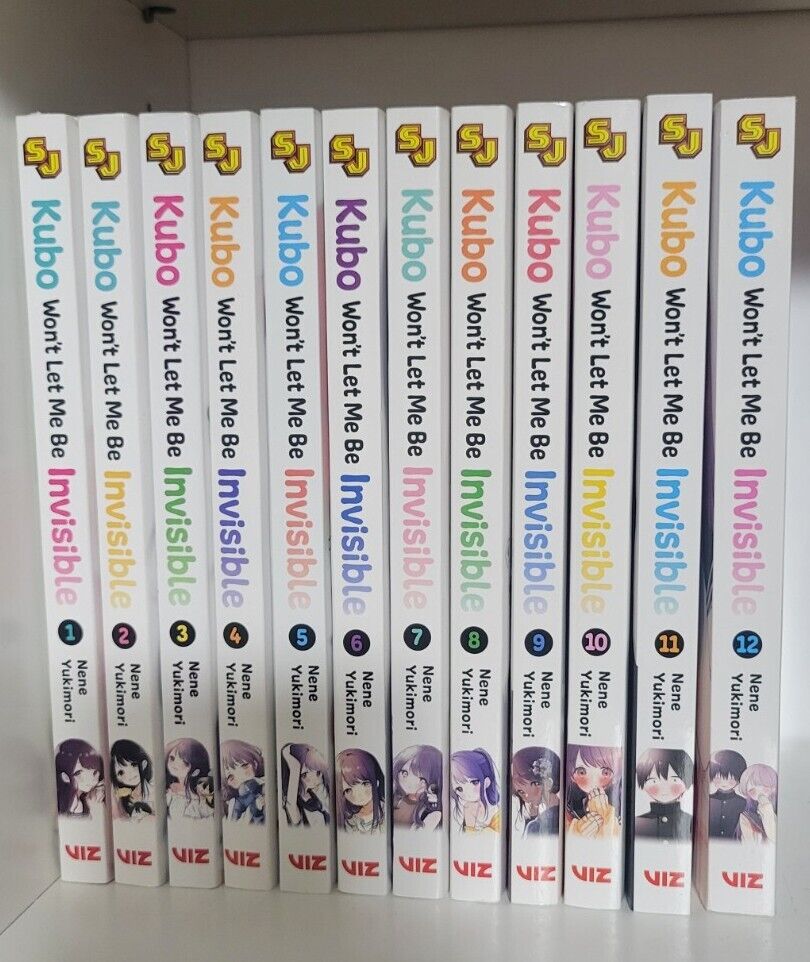 Kubo Wont Let Me Be Invisible Vol 1-12 Complete Series