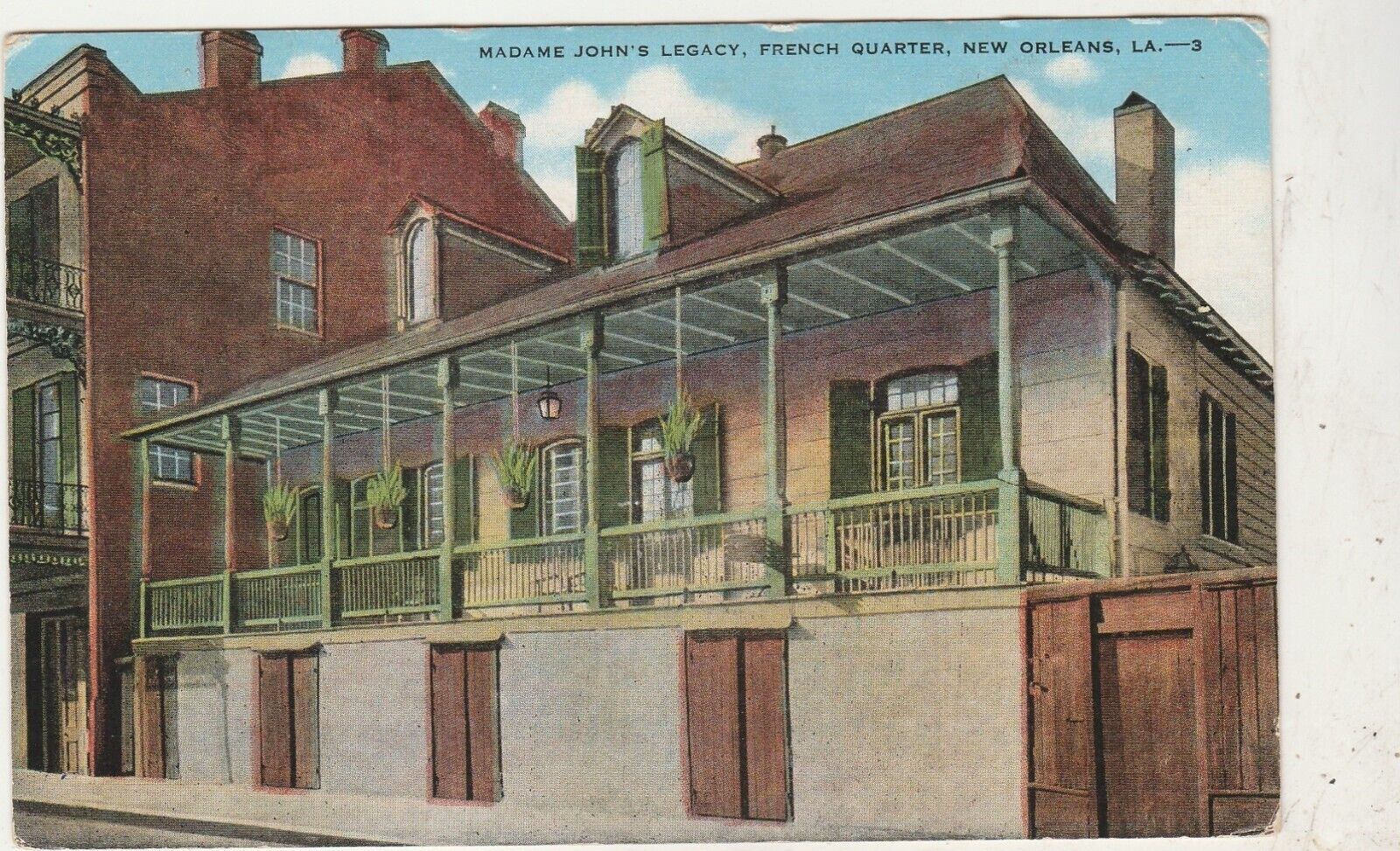 Madame John\'s Legacy-French Quarter-New Orleans-Louisiana-LA