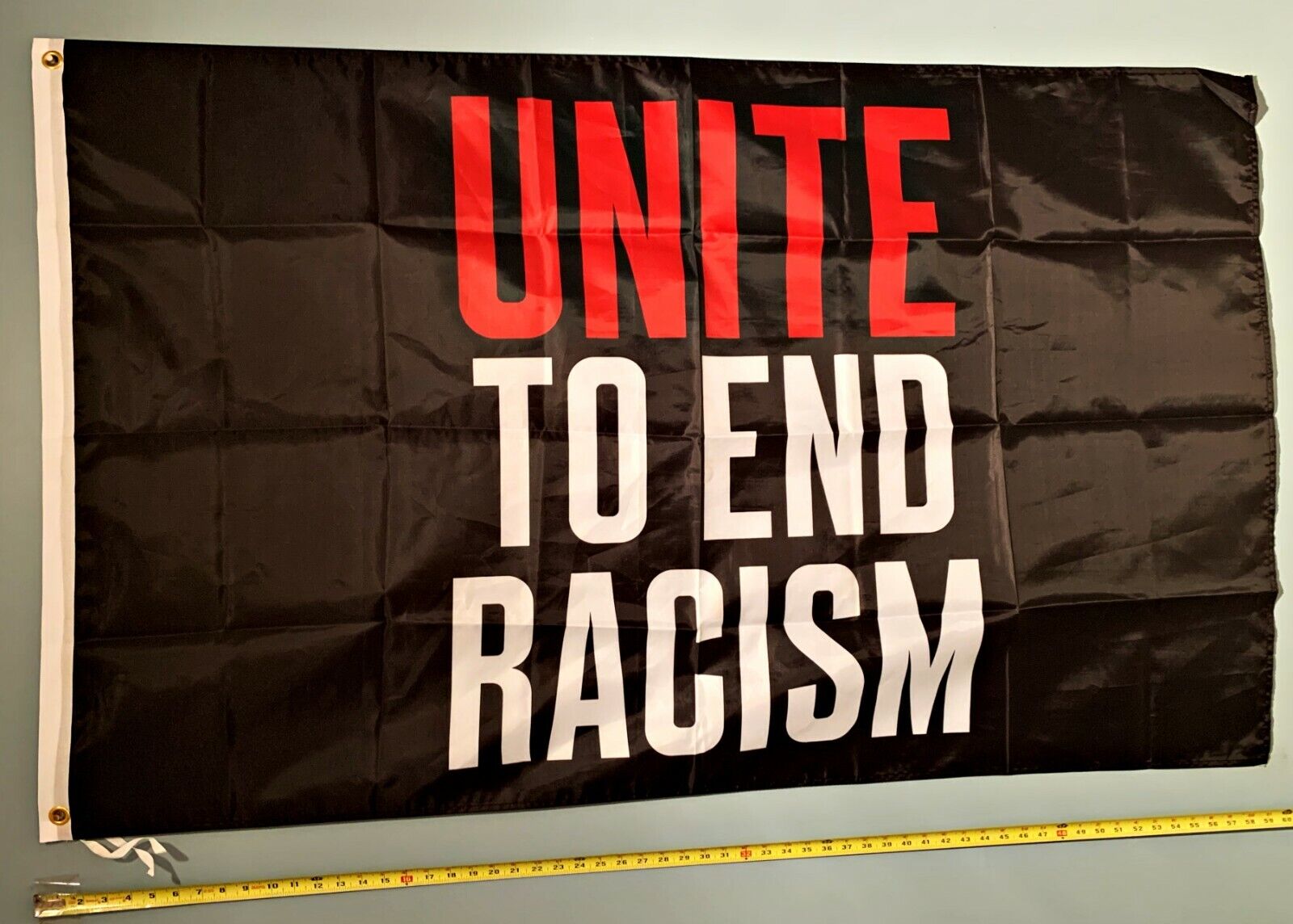 Black Lives Matter Flag  USA SELLER Unite To End Racism Biden Sign 3x5