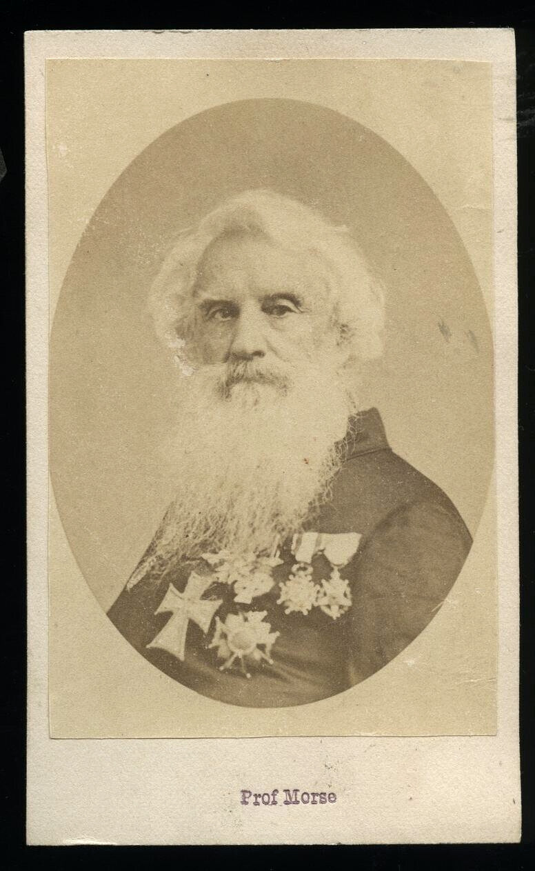 Original CDV Photo of American Inventor Samuel Morse