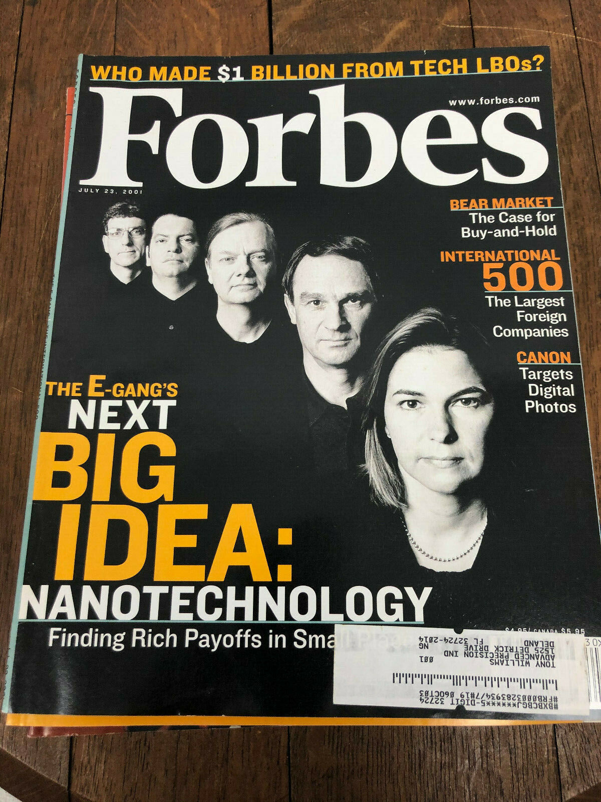 Vintage Forbes July 2001 Magazine \