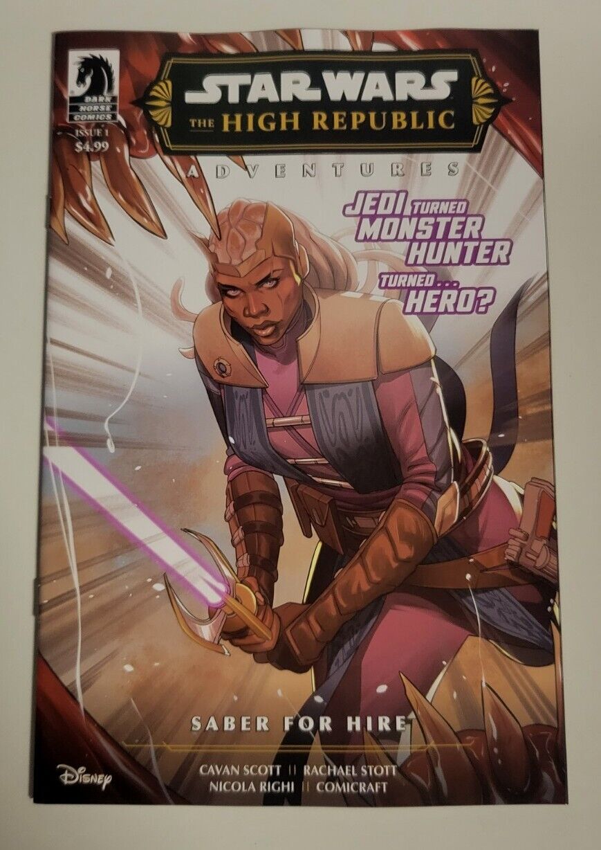 🔑Star Wars: High Republic Adv-Saber for Hire #1 04/17/2024 NM-/VF+ COVER A DHC