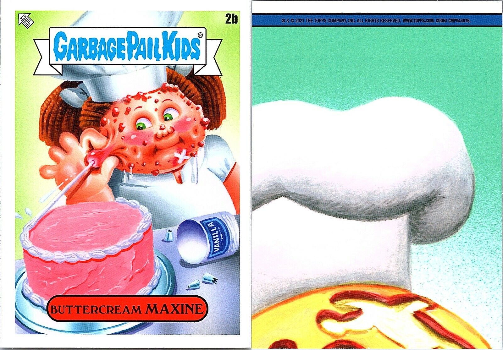 2021 Topps Garbage Pail Kids - Food Fight Series 1 Base Cards and Parallels B2G2