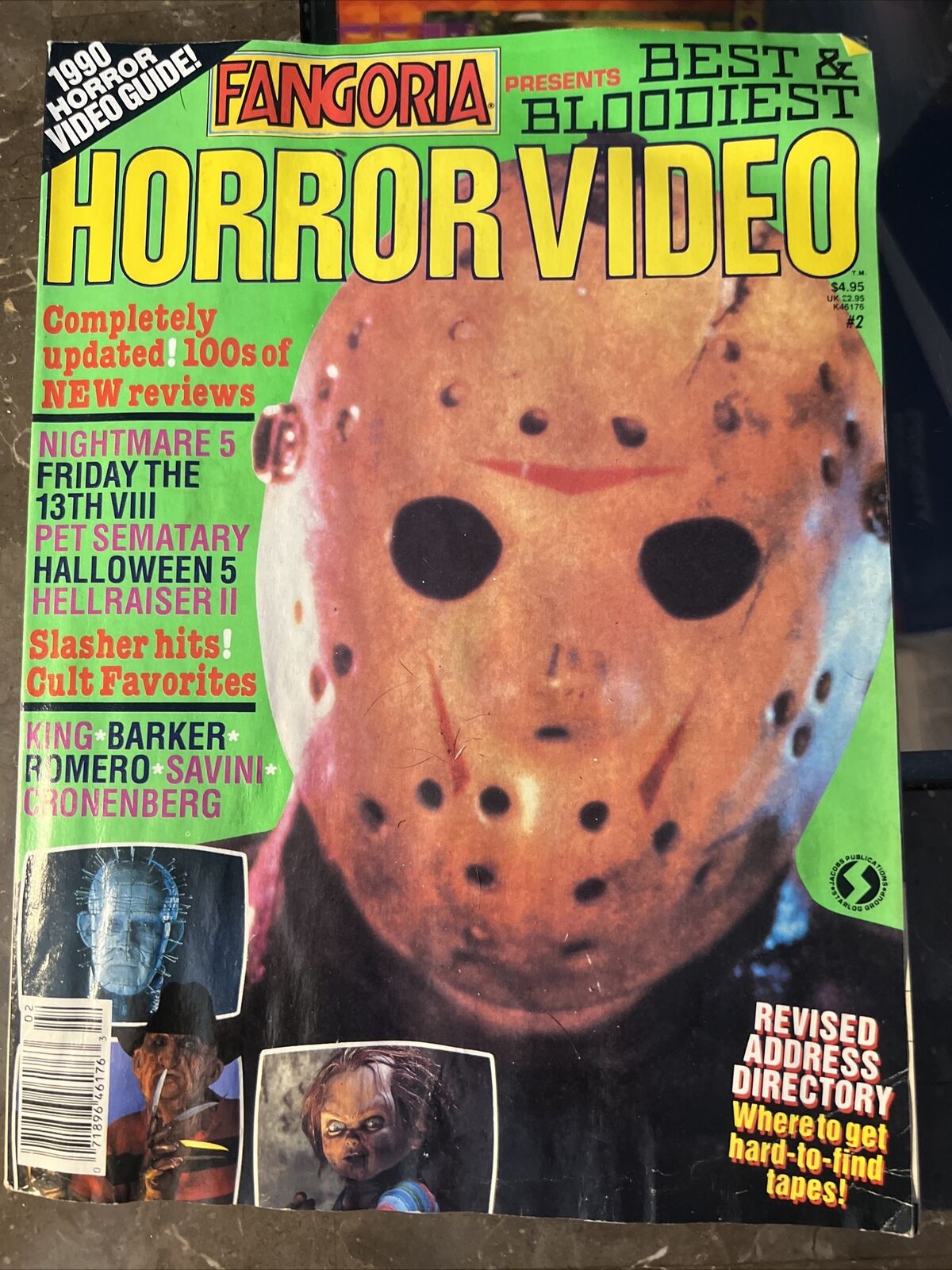 Fangoria Magazine Best and Bloodiest Horror Video #2 NEARLY 300 REVIEWS 1990