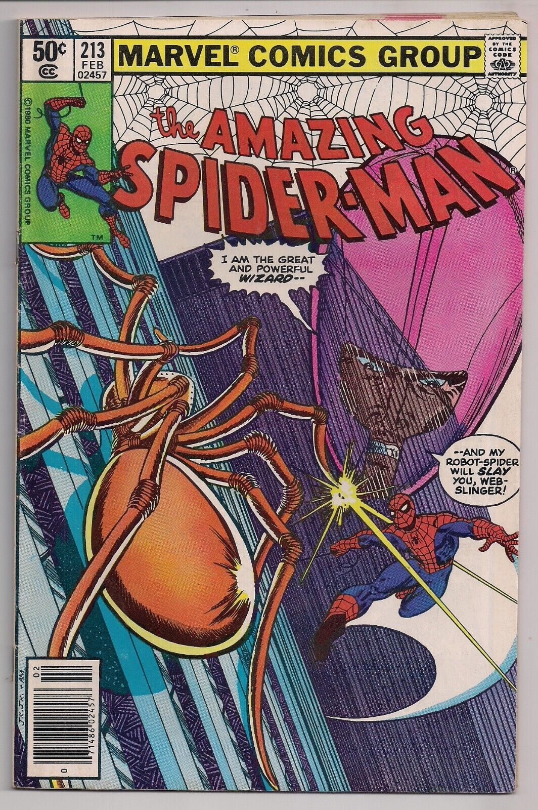 Amazing Spider-Man #213 Marvel 1981 FN+ 6.0