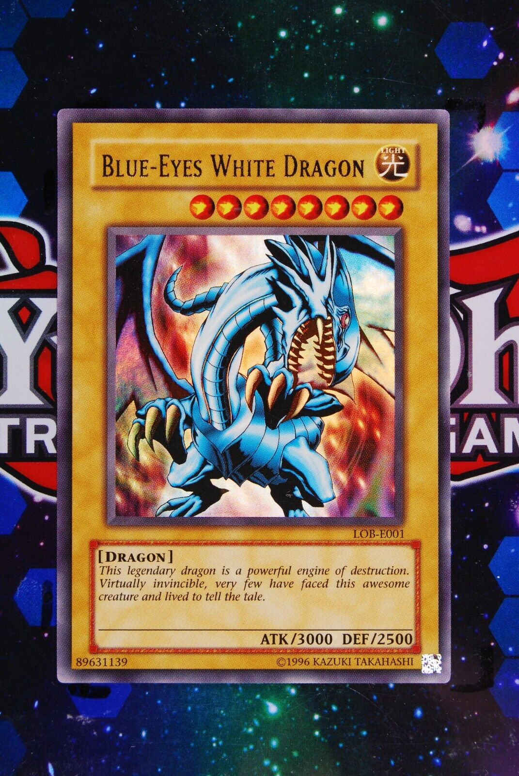 Blue-Eyes White Dragon LOB-E001 Ultra Rare Yugioh Card