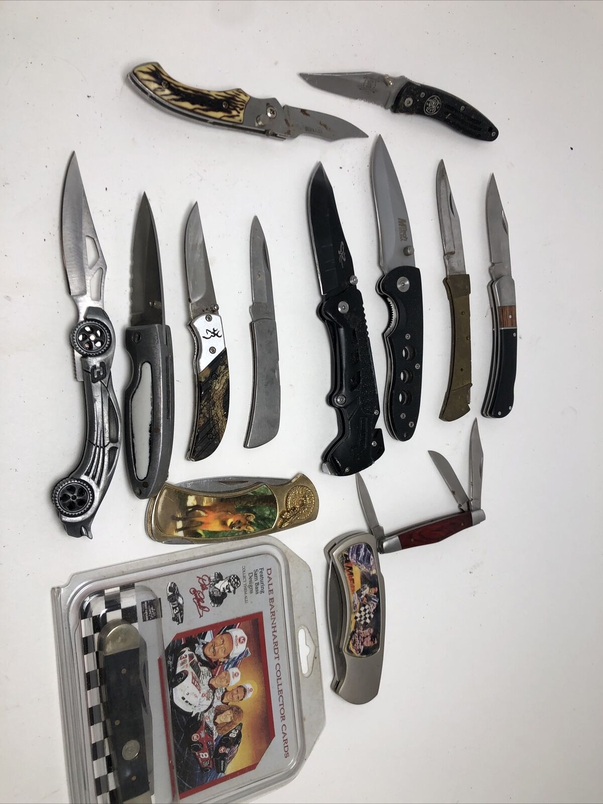 Lot Of 13 Pocket Knifes, Mtech, Parker, Browning, Appalachian Trail, Smith 