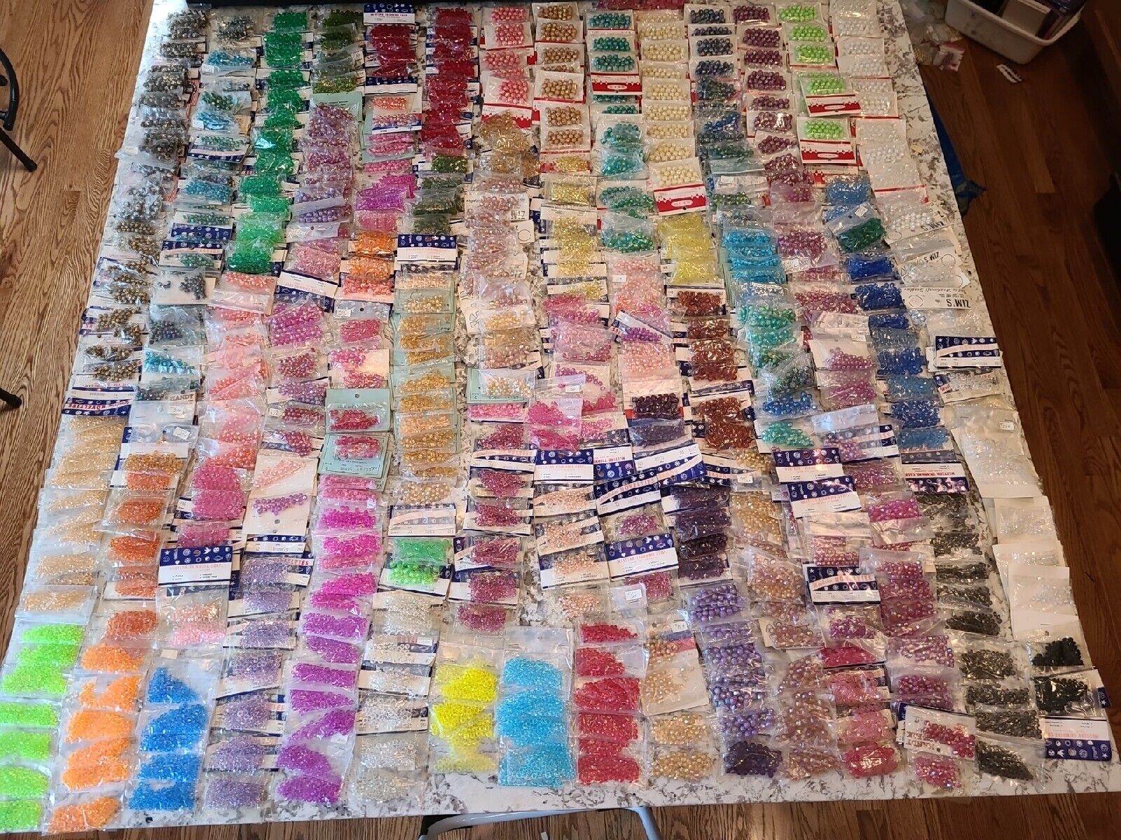 Vintage Variety Lot of 575 Packages of Beads NOS 