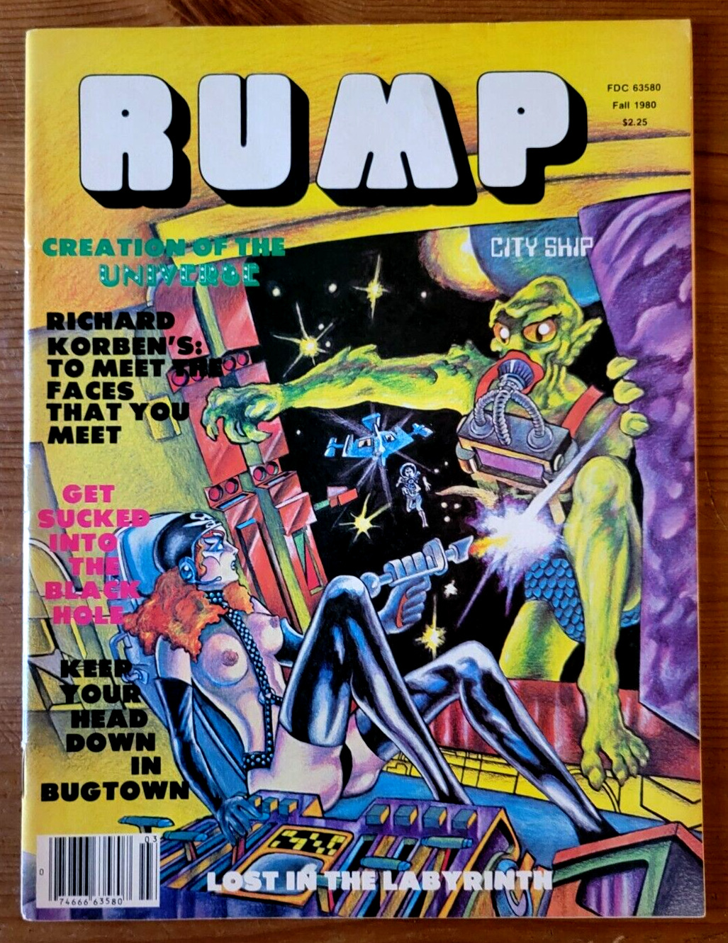 RUMP MAGAZINE FALL 1980 RARE UNDERGROUND - RICHARD CORBEN