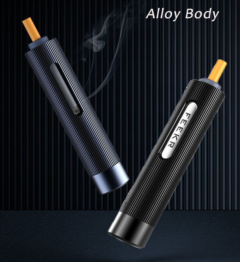 Car Portable Handheld Cigarette Ashtray Alloy Smokeless Ash Cigarette Cylinde