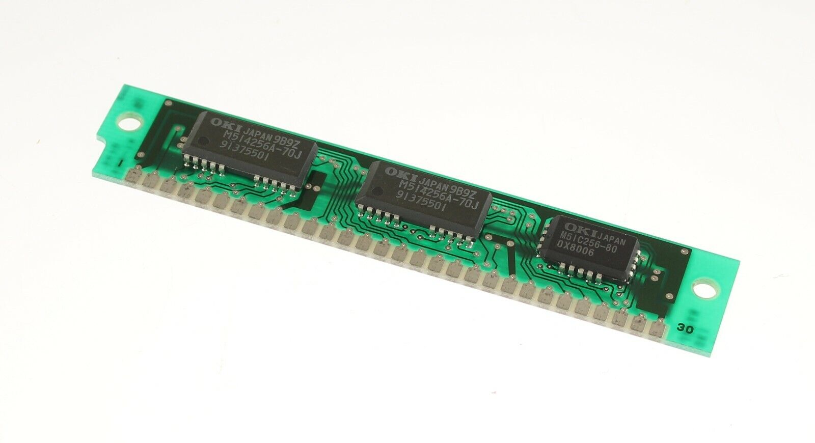 (2pcs) OKI MSC2331A-8 256KB 30-Pin SIMM Single Inline Memory Module RAM Chip