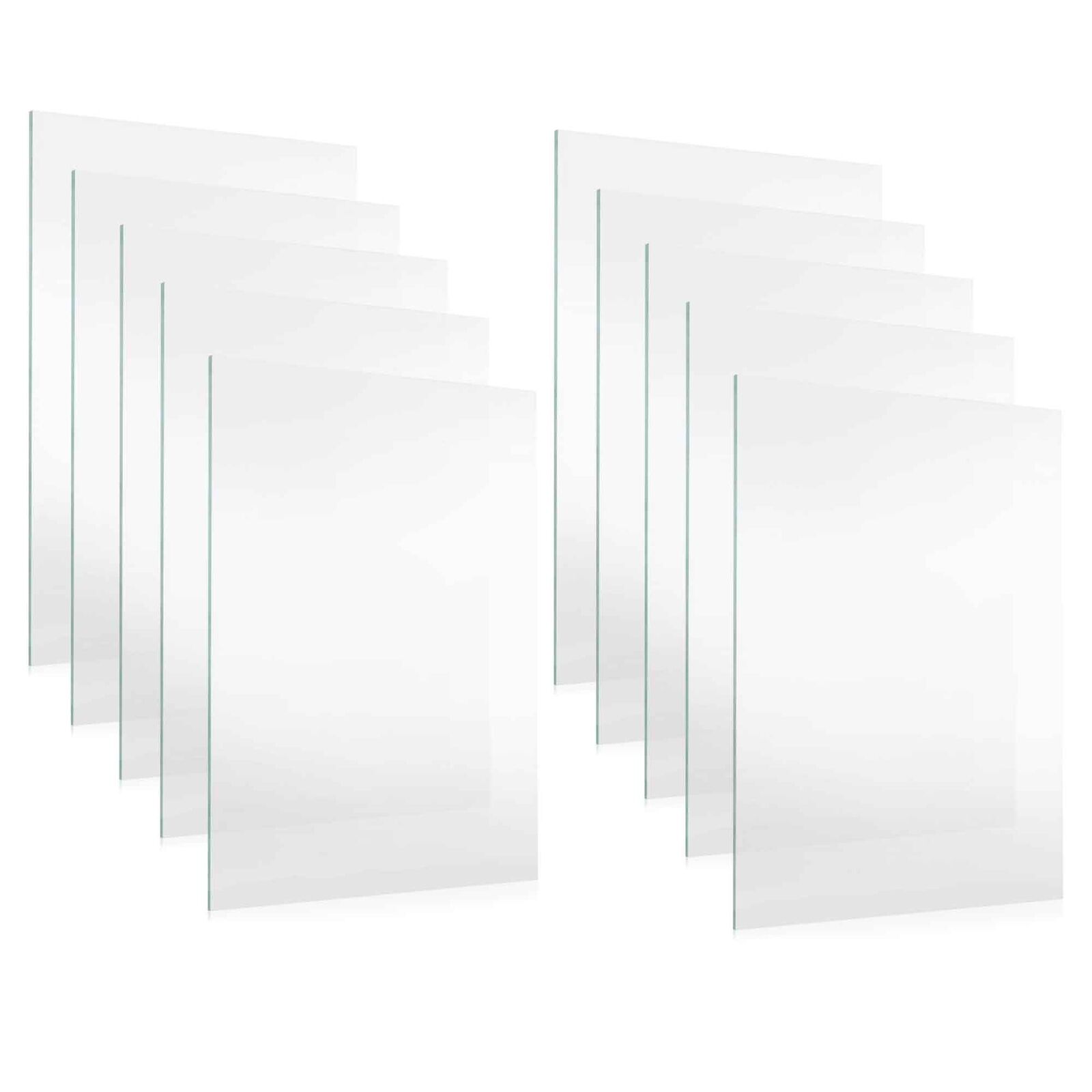 10 Sheets Of UV-Resistant Frame-Grade Acrylic Replacement for 13x19 Picture