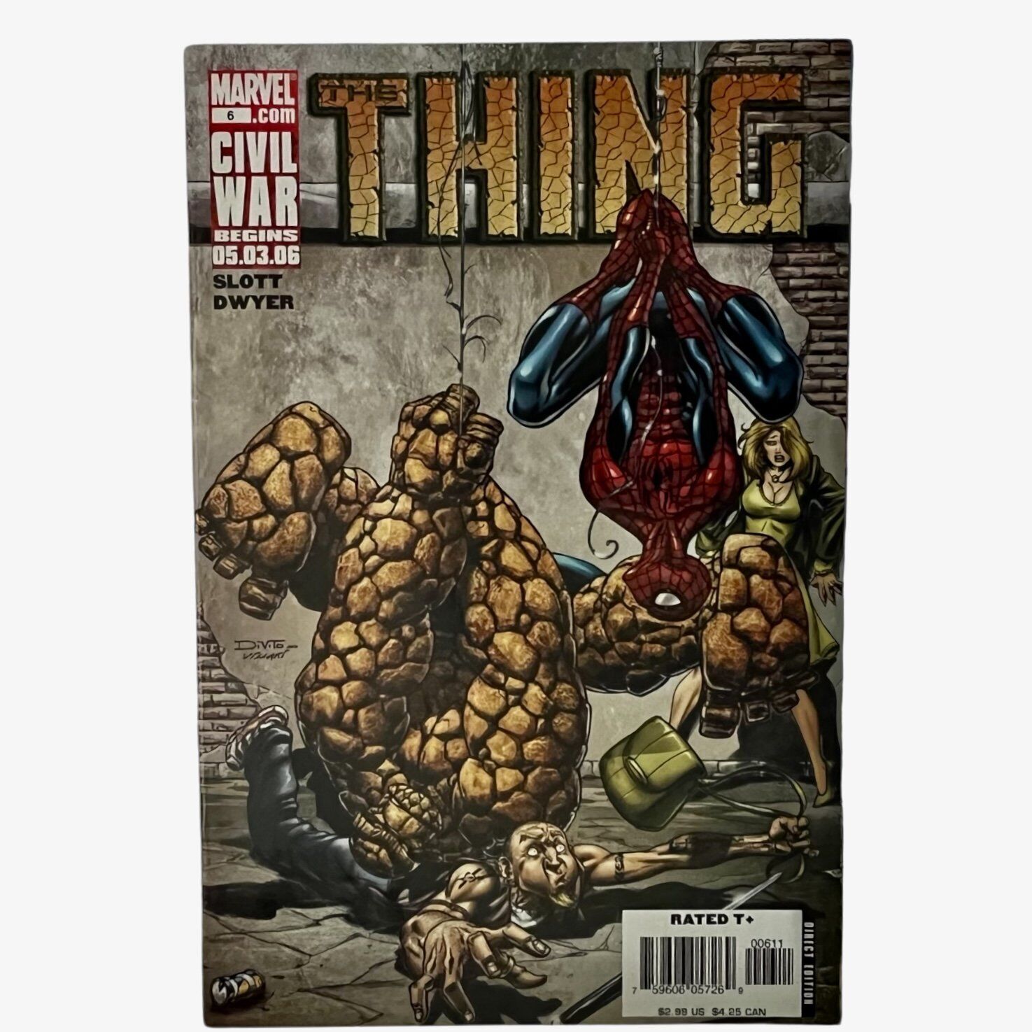 The Thing #6 Direct Edition Cover (2006) Marvel Comics