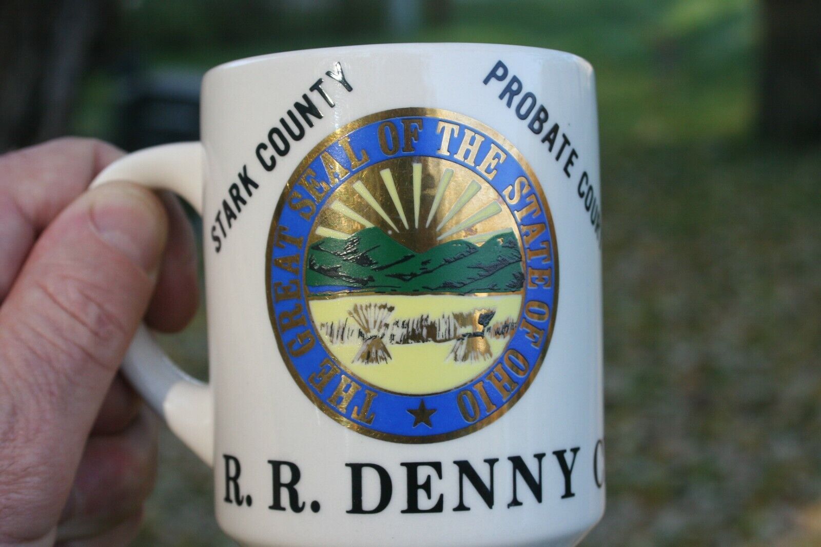 Stark County Ohio Probate Court R R Denny Clunk Judge Coffee Mug Canton Ohio