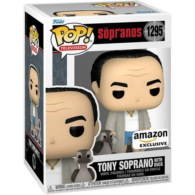 Funko POP The Sopranos TONY SOPRANO with Duck #1295 Vinyl Figure