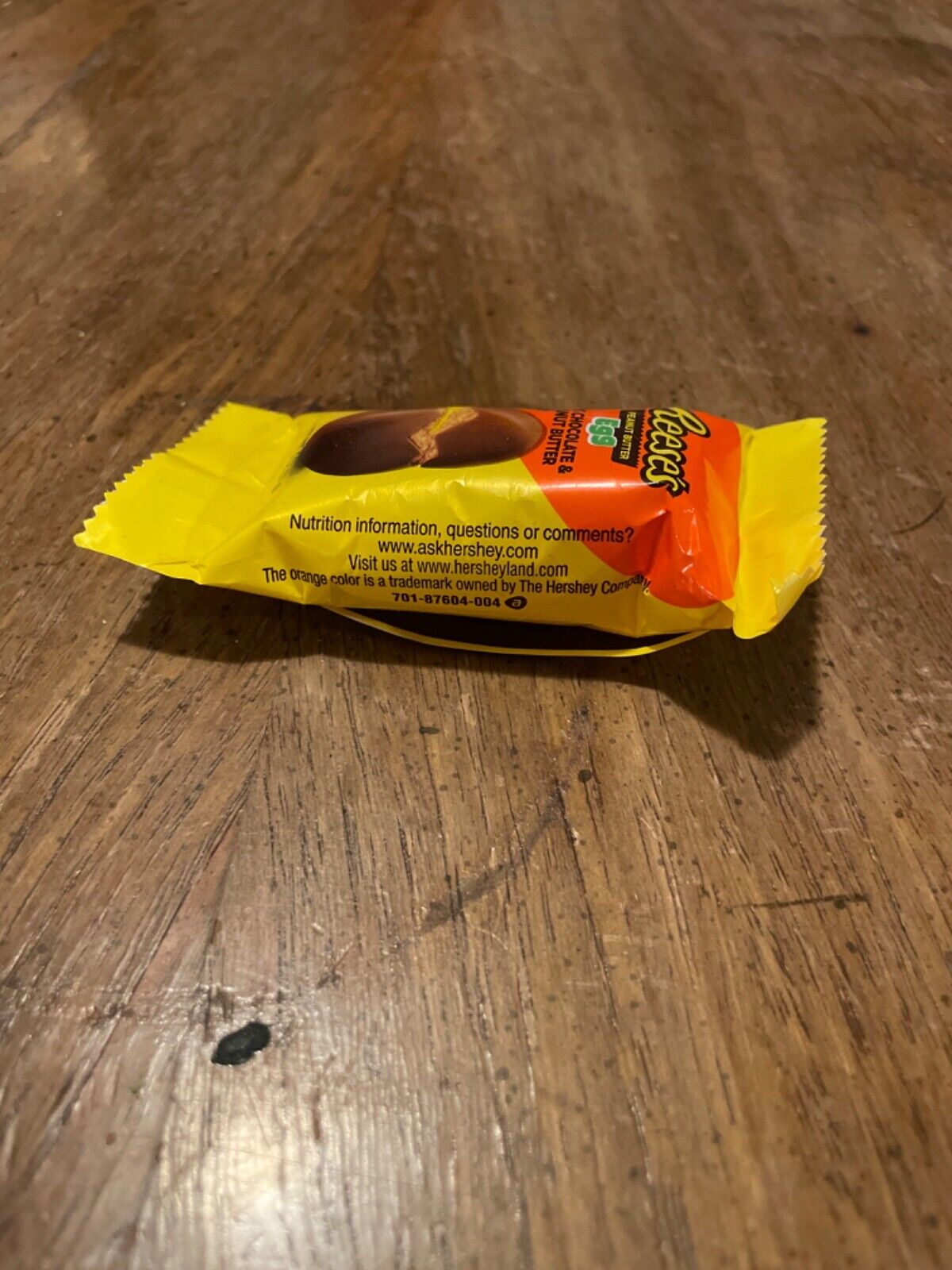Factory Error Airfilled Empty Reeses Egg