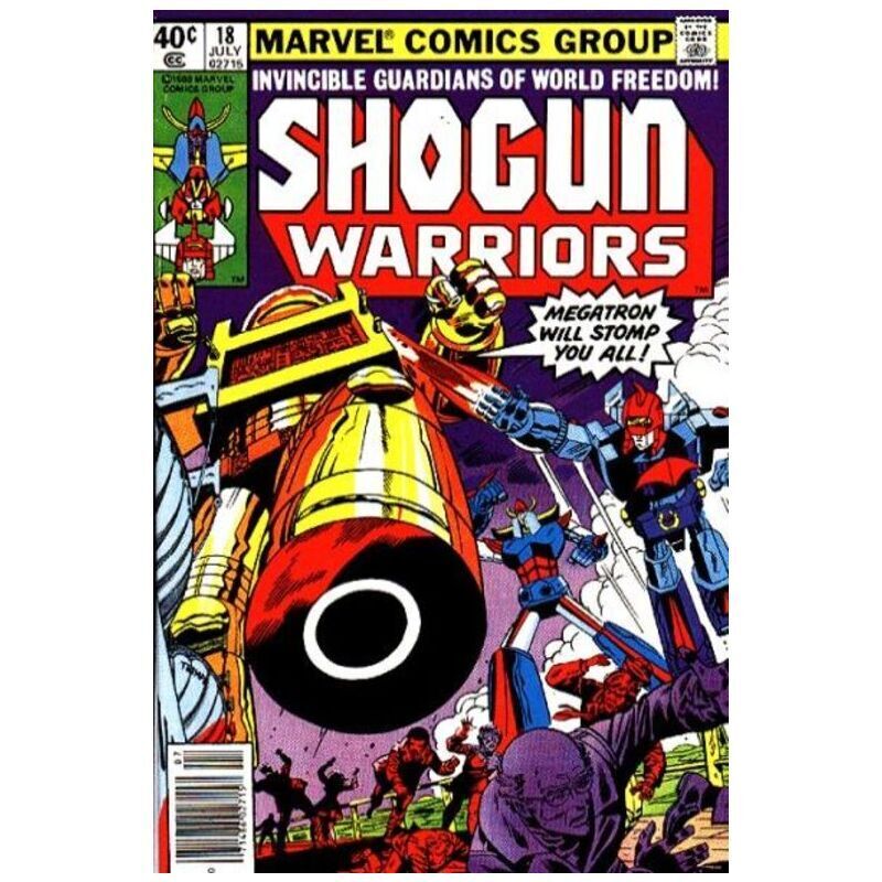 Shogun Warriors #18 Newsstand in Very Fine minus condition. Marvel comics [k/