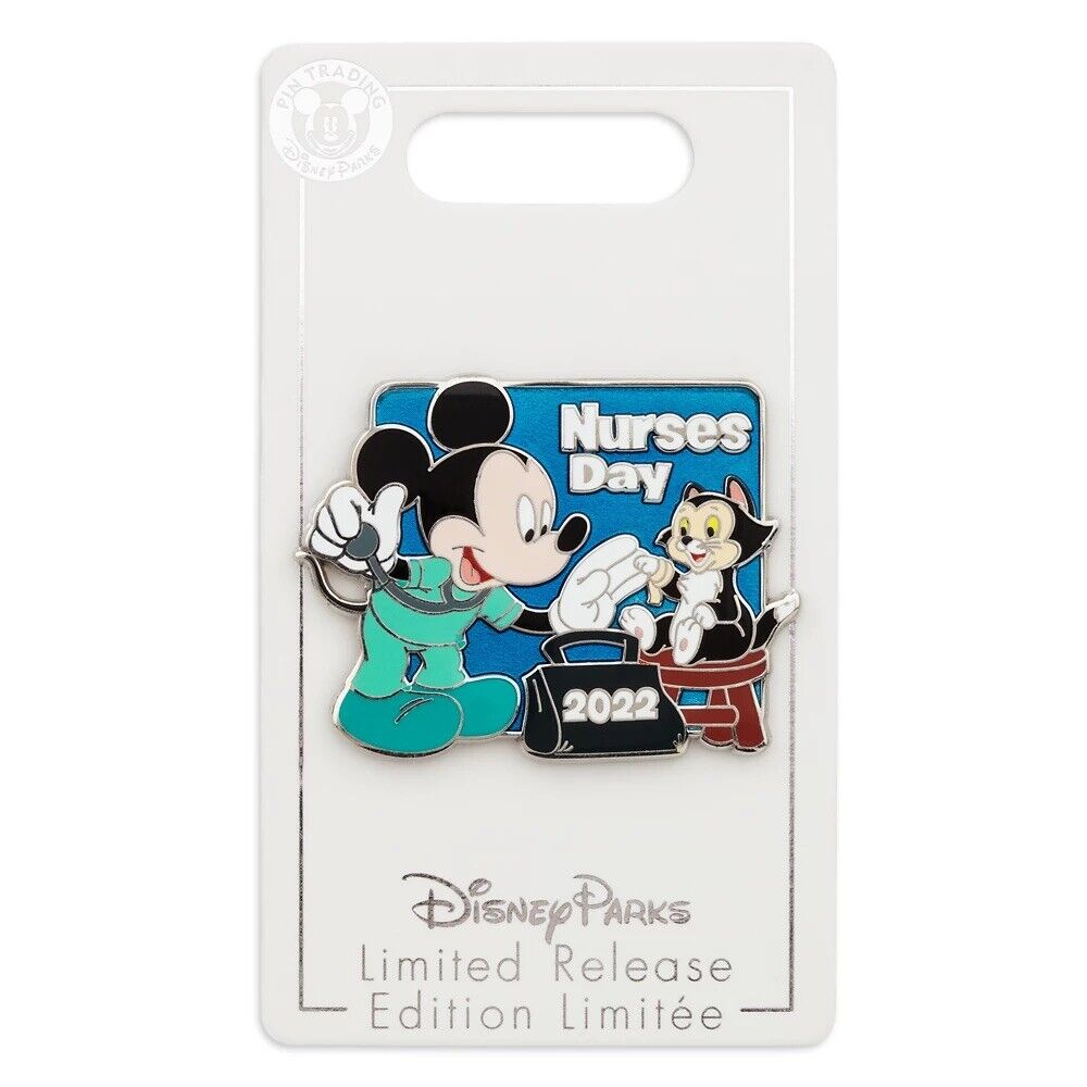 MICKEY MOUSE AND FIGARO NURSE’S DAY 2022 PIN - Disney Parks - 