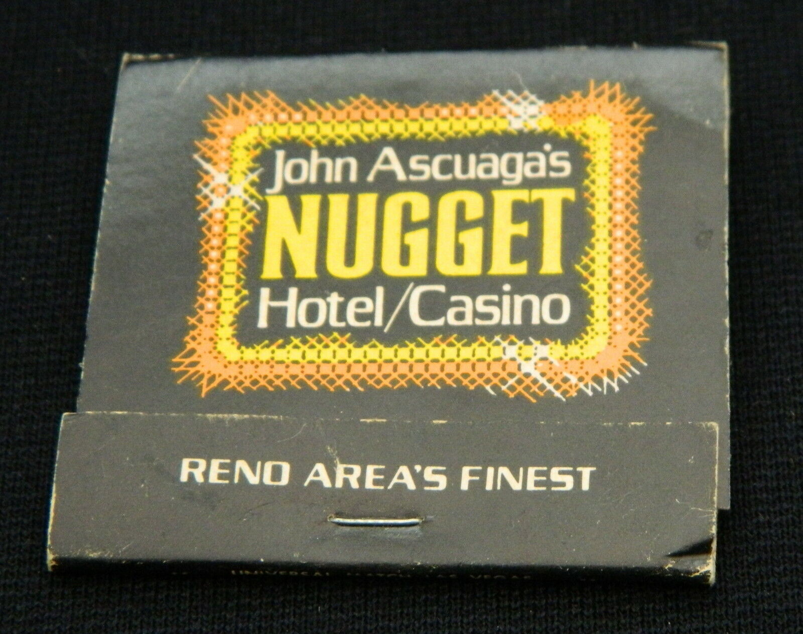 Matchbook John Ascuaga\'s Nugget Hotel Casino Reno Collectible
