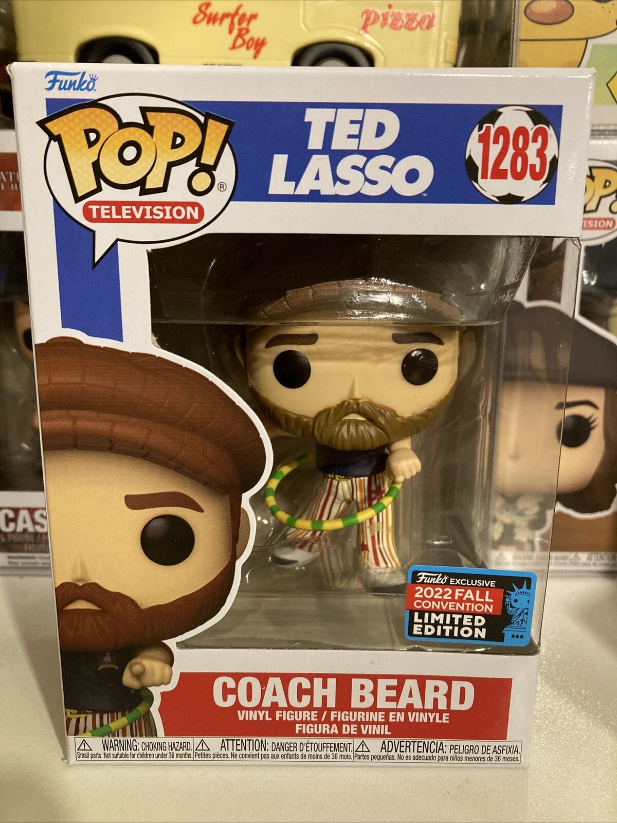 Funko Pop Coach Beard #1283 - NYCC 2022 Fall Convention Exclusive Ted Lasso NIB