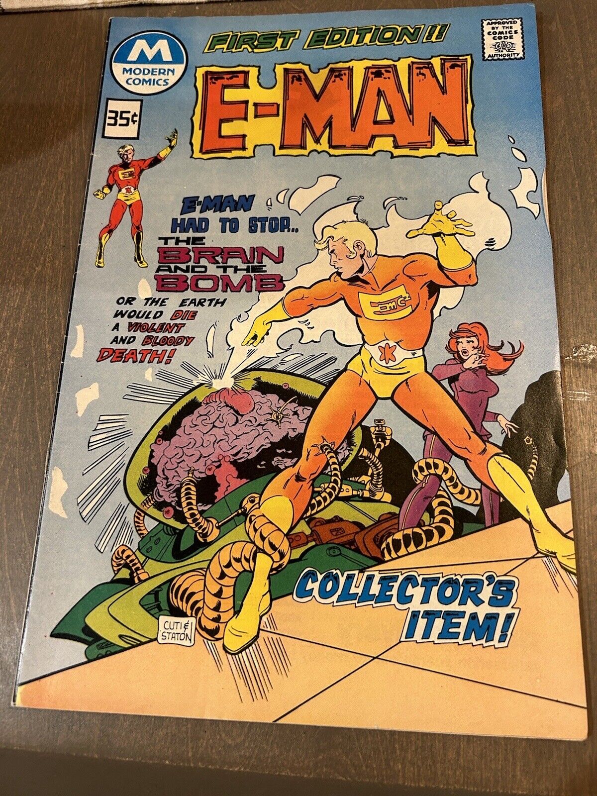 MODERN Comic Collectors Edition   KEY E-MAN #1 