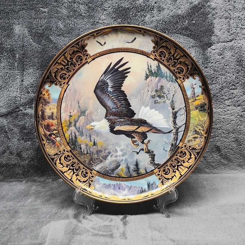 VTG The Franklin Mint BORN TO BE FREE Porcelain Plate Heirloom Recommendation