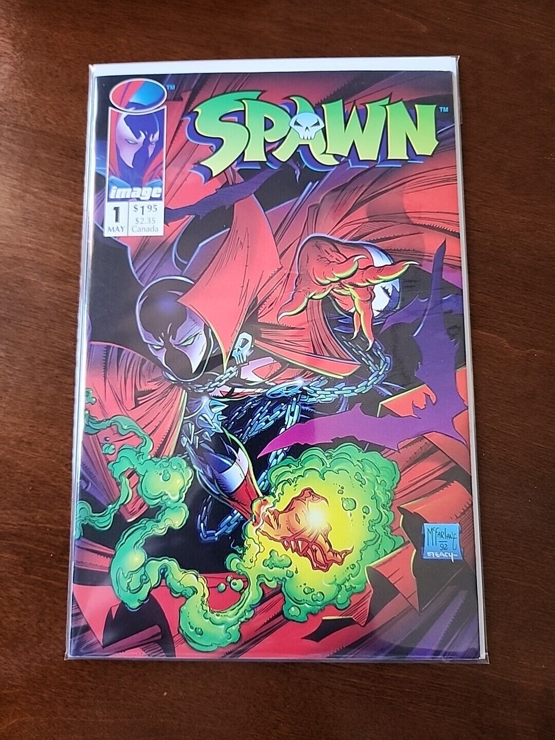 Spawn #1 (Image Comics Malibu Comics May 1992)