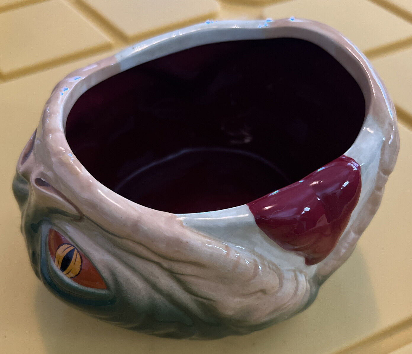 Think Geek Jabba the Hut Snack Bowl Star Wars Ceramic Serve Finger Foods Candy 