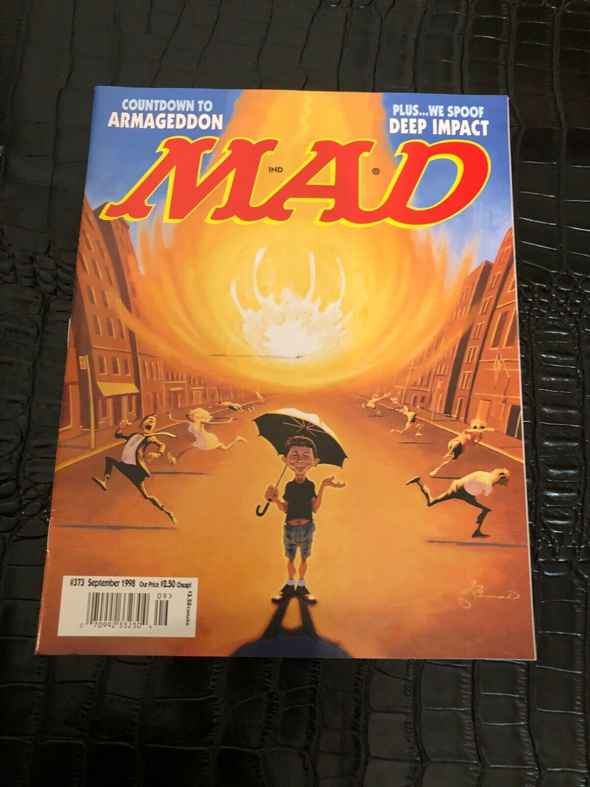 SEPT 1998 MAD vintage magazine (UNREAD - NO LABEL ) - ARMAGEDDON - DEEP IMPACT