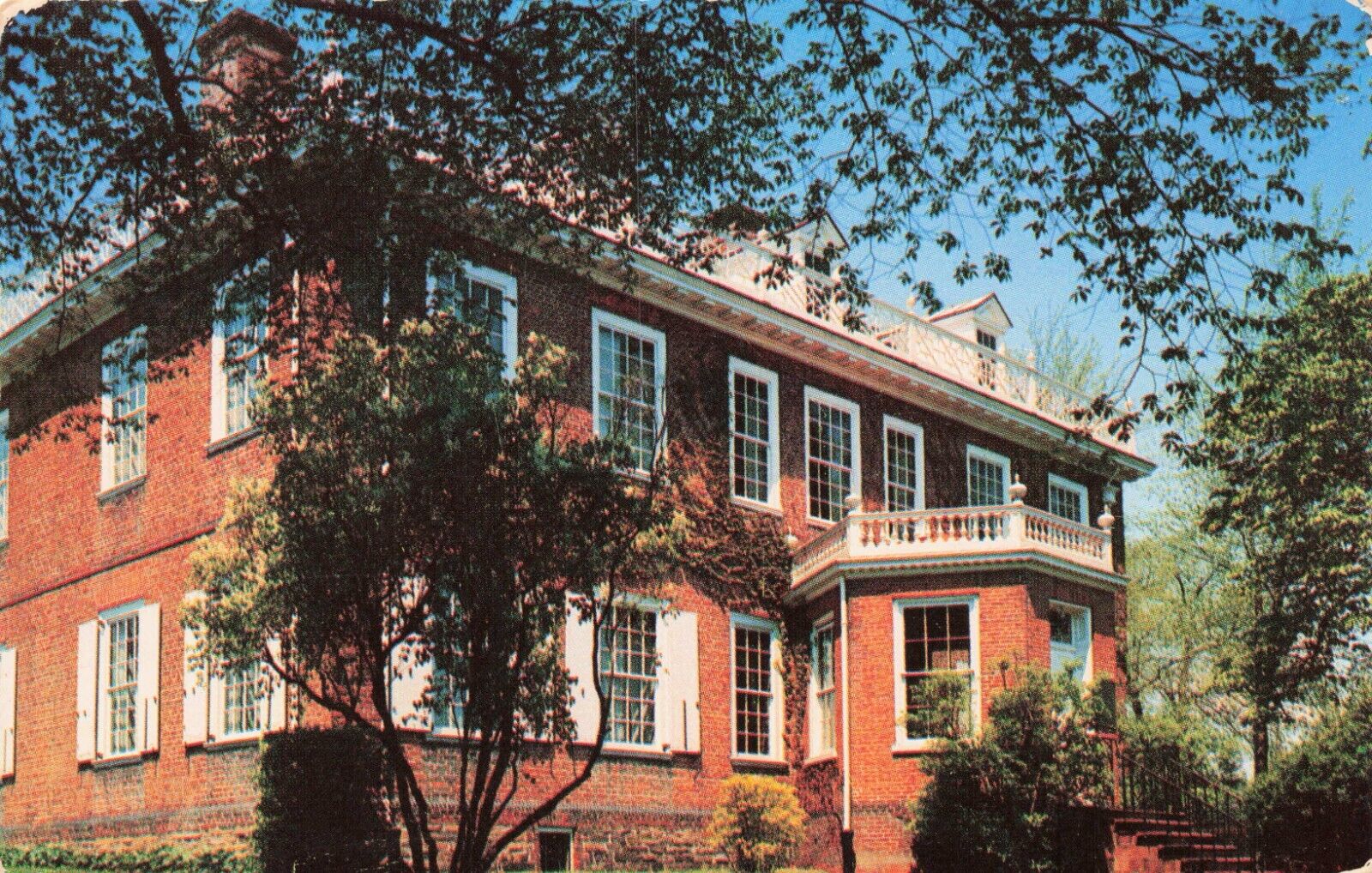 Historic Schulyer (Alexander Hamilton Father  Ij Law) Mansion, Albany NY 1957