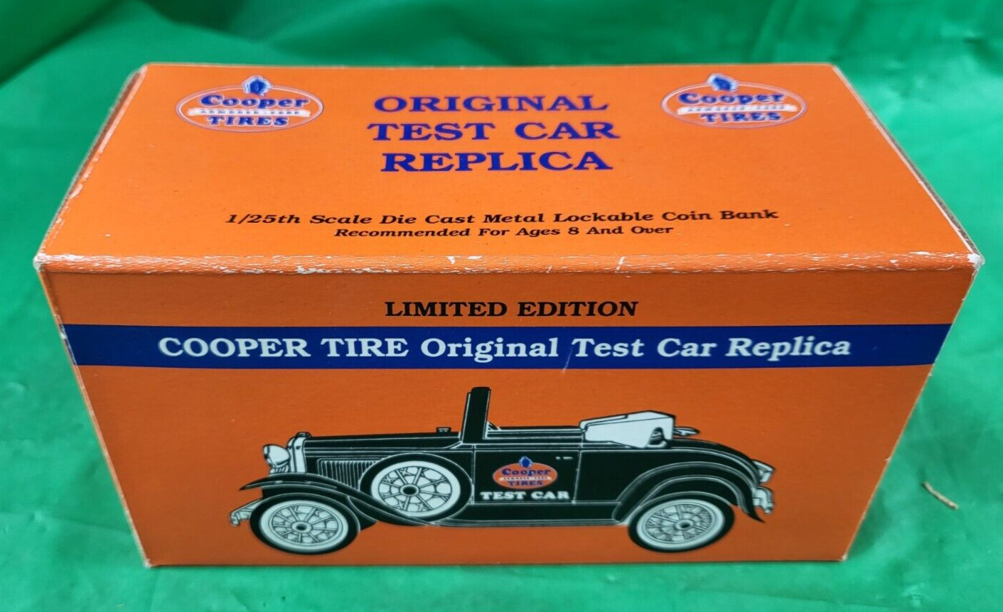 Cooper Tire Original Test Car  Liberty Classics Die Cast #1509 (1992) Bank