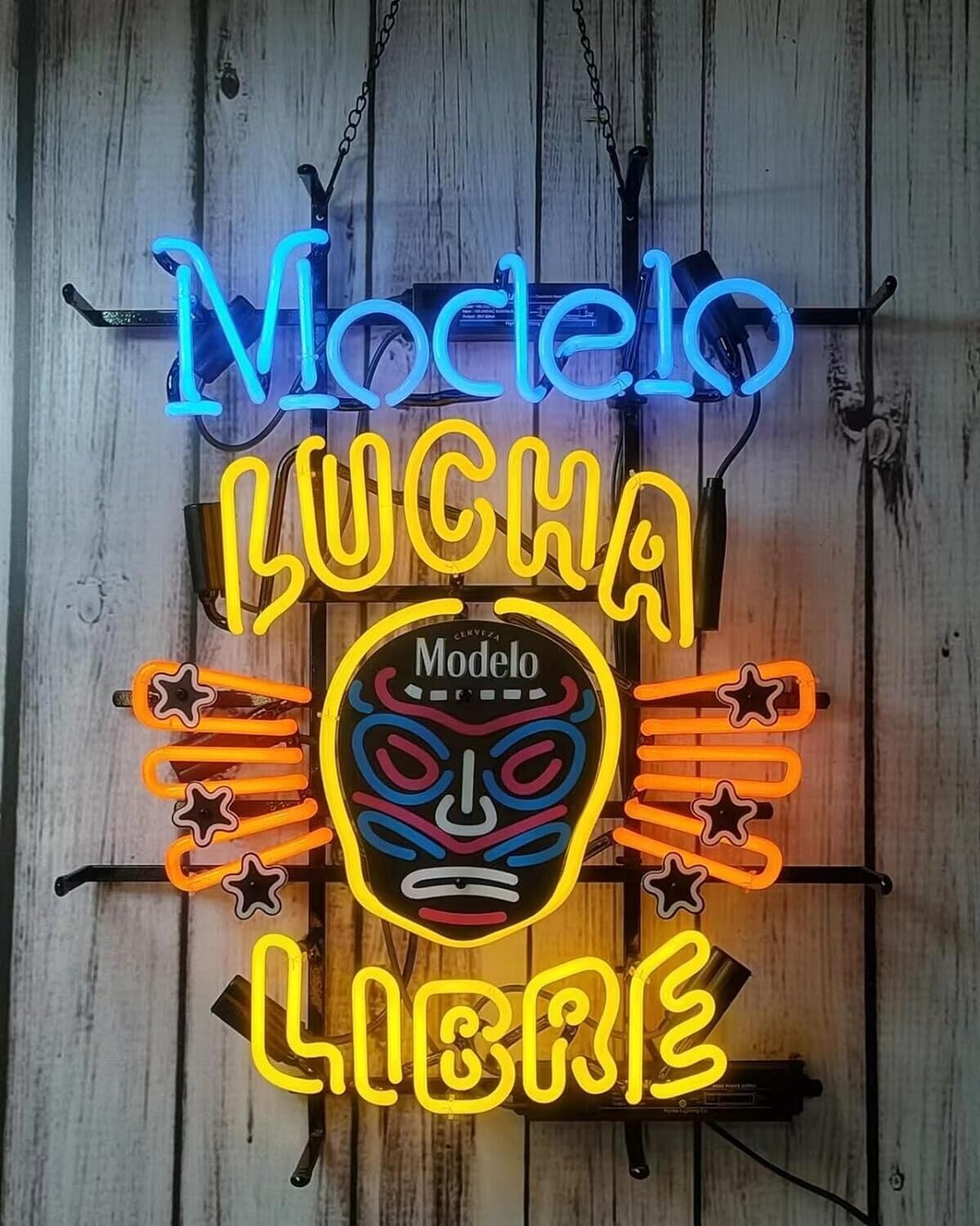 Modelo Lucha Libre Neon Light Sign  Eco friendly