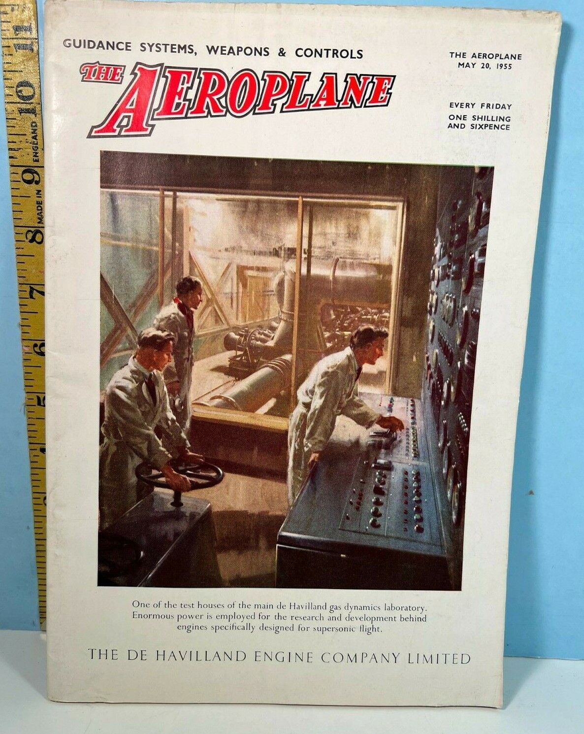 1955 The Aeroplane: Guidance Systems, Weapons & Controls UK Magazine 