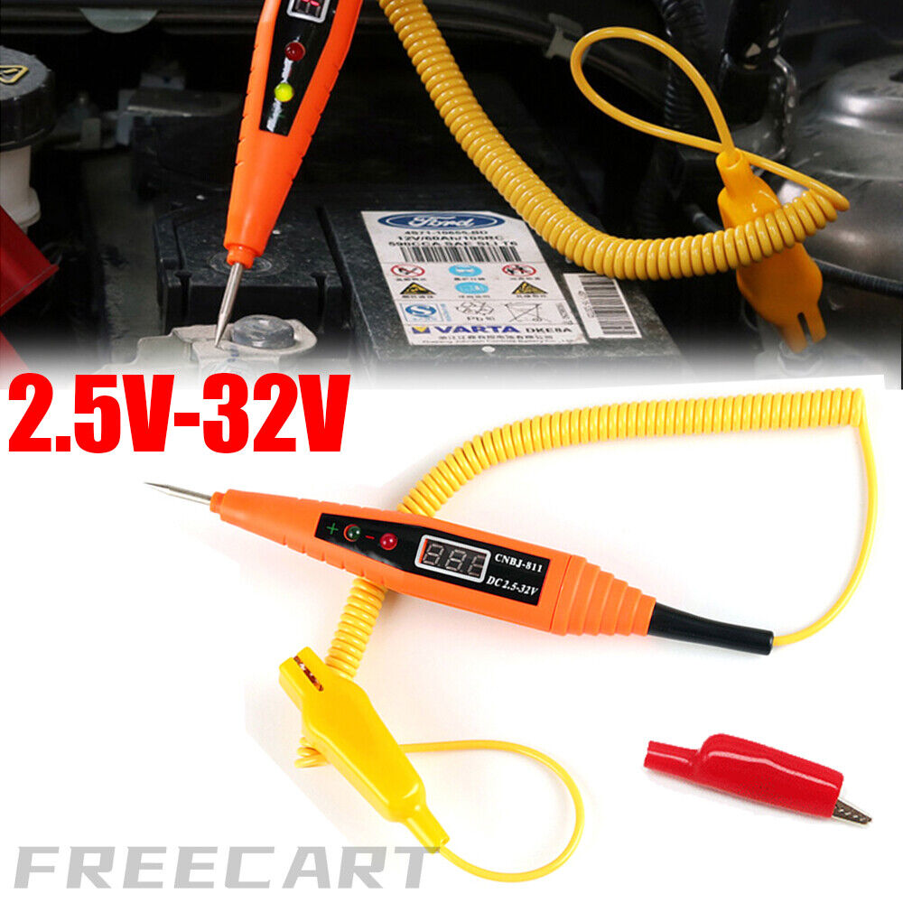 Non-Contact LCD Electric Test Pen Voltage Car Digital Detector Tester 2.5-32V