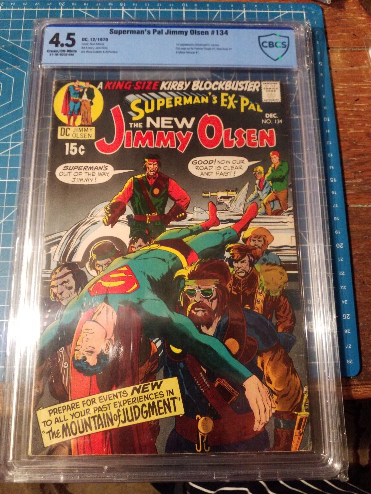 Superman's Pal Jimmy Olsen 134 DC Comics 1970 Cameo Darkseid CBCS 4.5 ST6-26