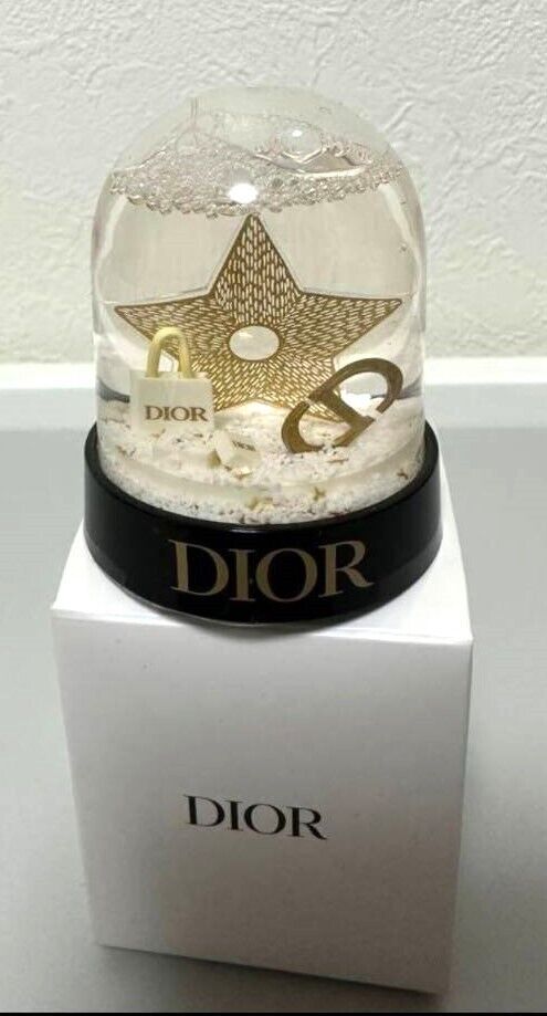 Extremely RARE✨Christian Dior Novelty Snow Globe Christmas Limited W/BOX