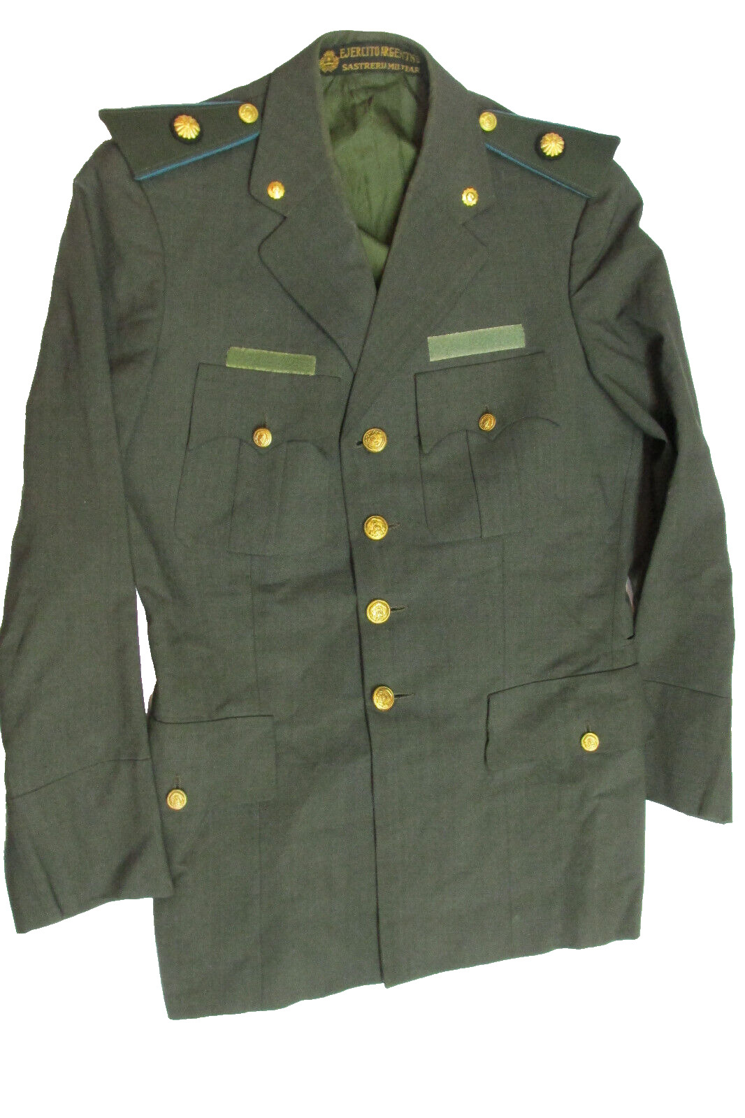 Interesting Captain's jacket of the Argentine Army Military Tailor 1960
