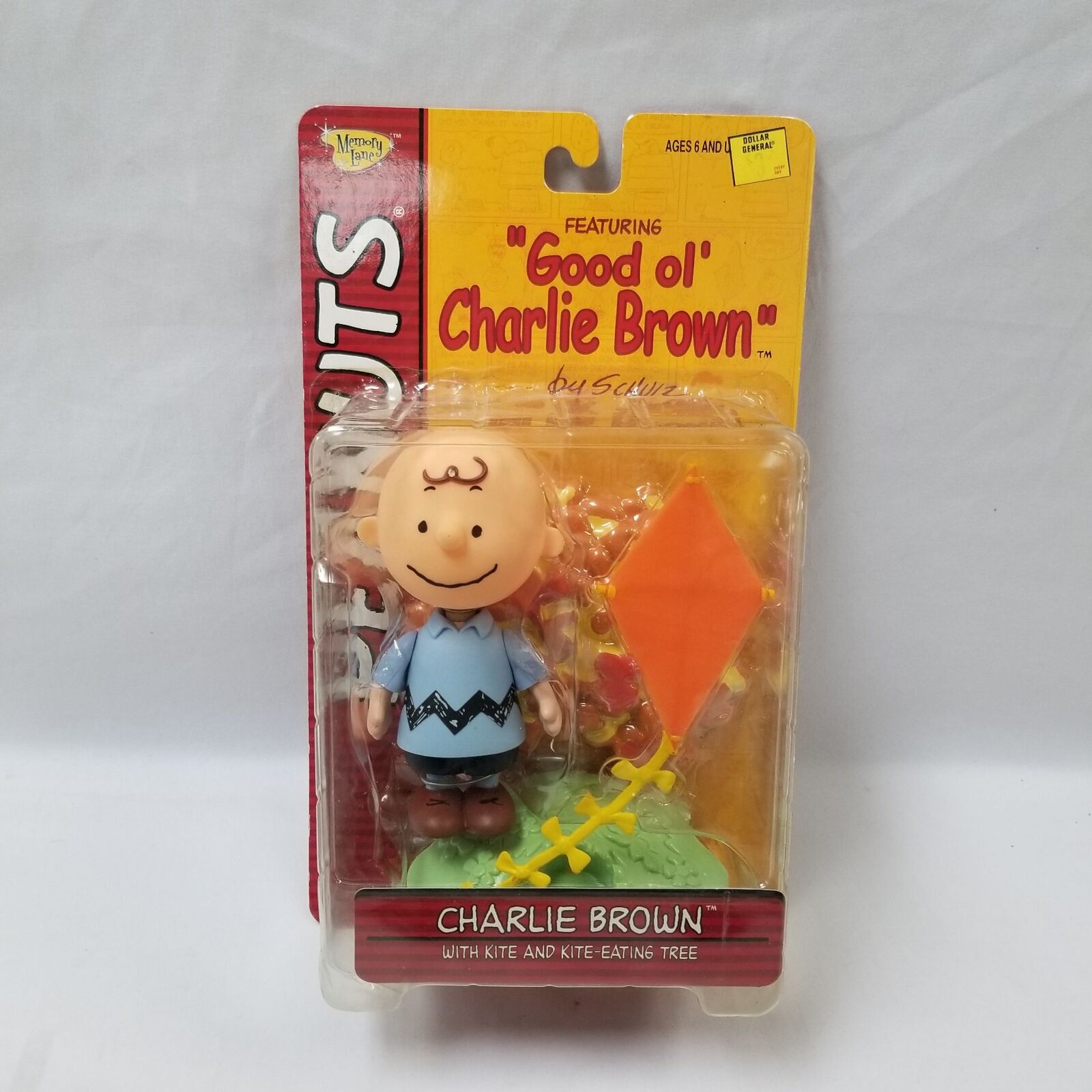 Peanuts Good Ol’ Charlie Brown W/ Kite NIP Memory Lane Vintage Figure Shulz