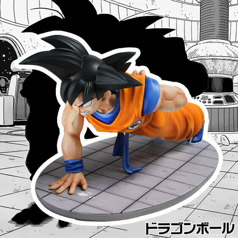 DB Studio Dragon Ball 1/6 ONe-handed Push-up\'s Son Goku Resin Model In Stock